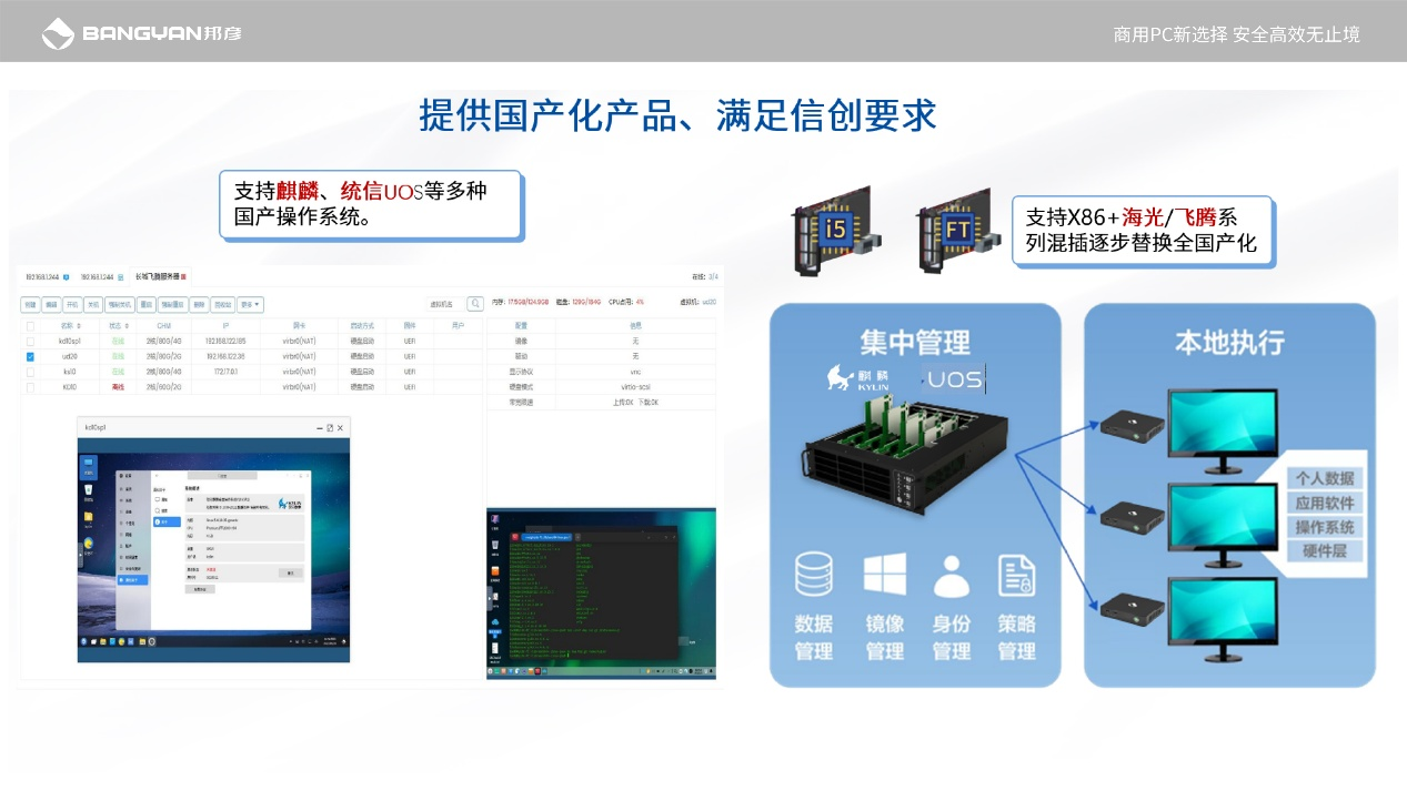 邦彦云PC亮相都江堰 以全栈信创能力共筑安全办公 4